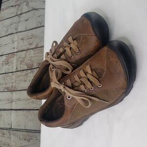 Keen‎ Presidio Brown Leather Low Hiking Shoes